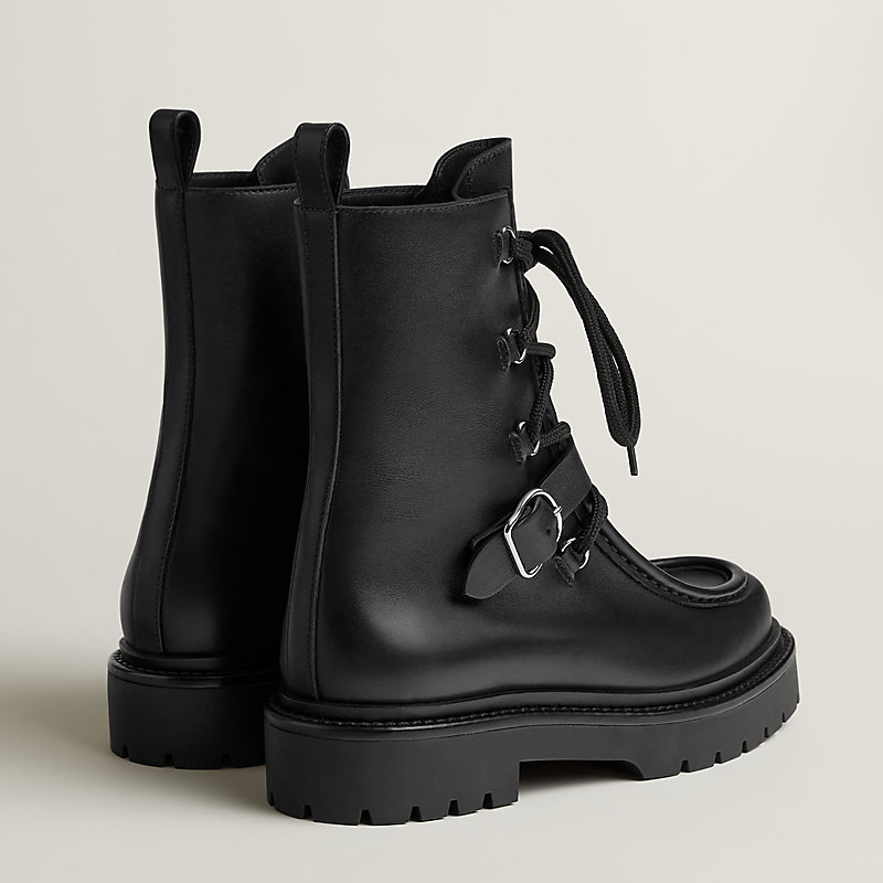 Land ankle boot - Black | Hermès USA